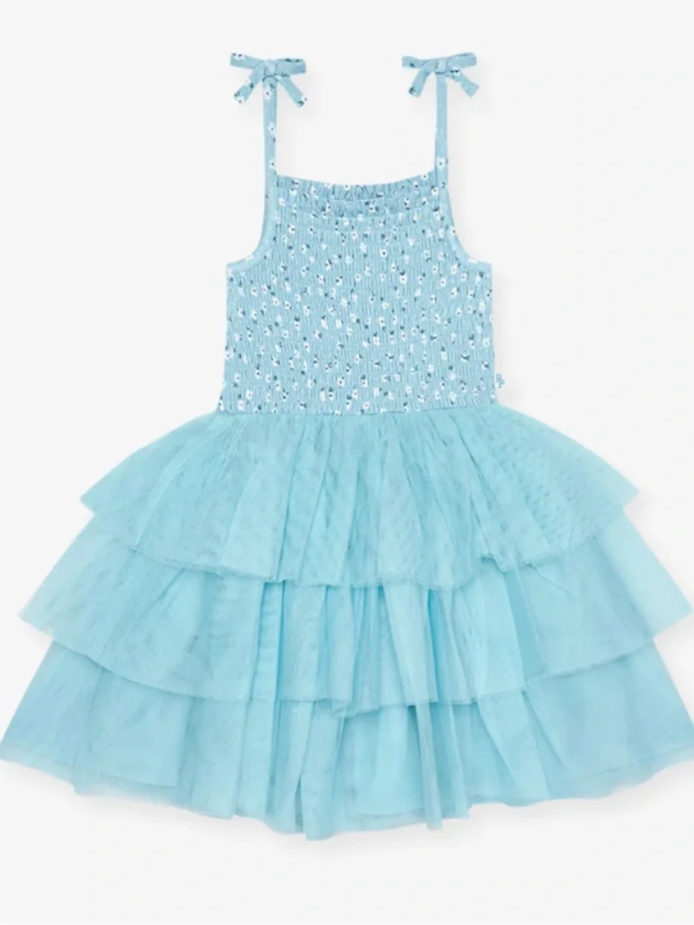 Posh Peanut Juliana Smocked Tulle Dress